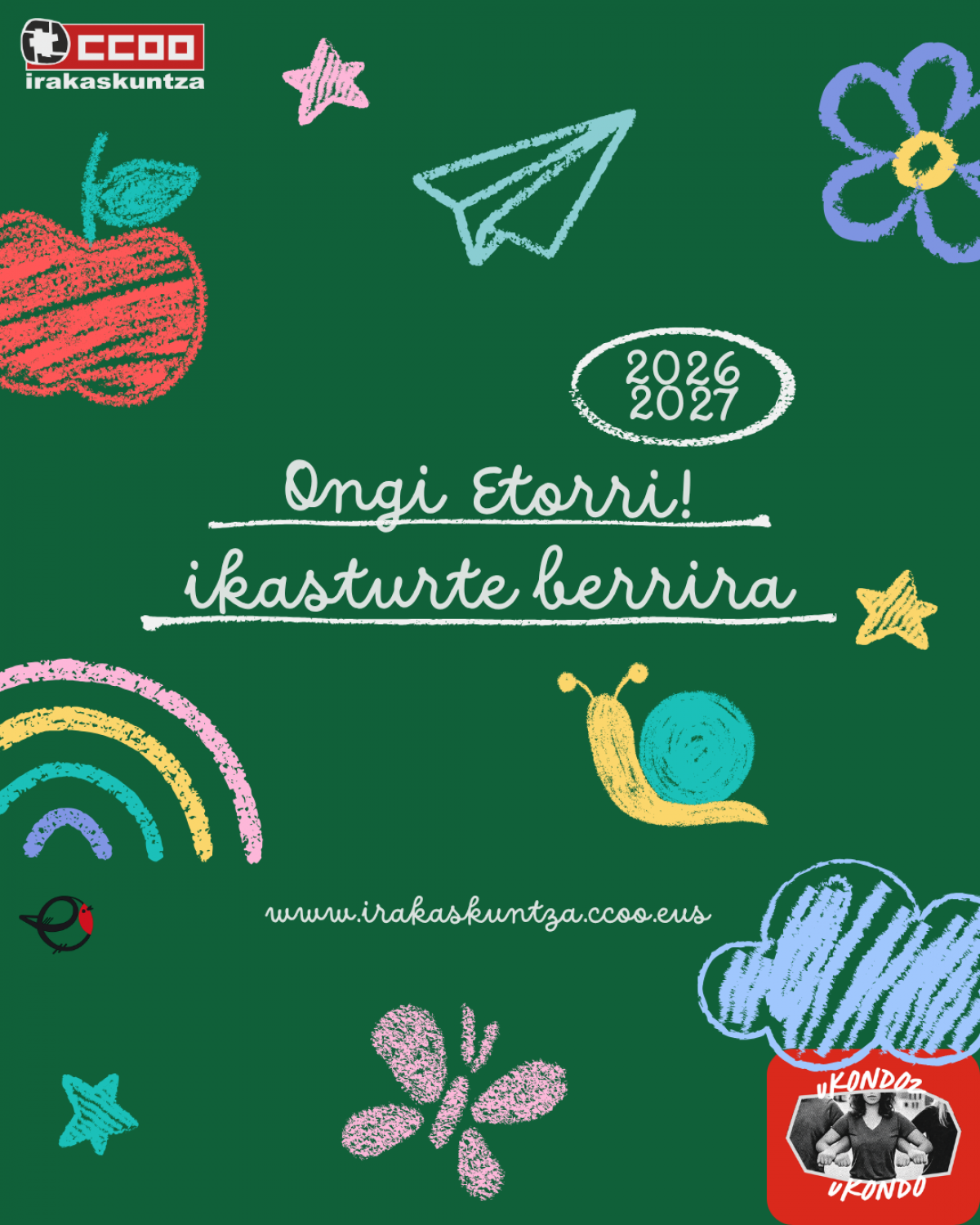 Ongi Etorri! Guk zurekin jarraituko dugu.