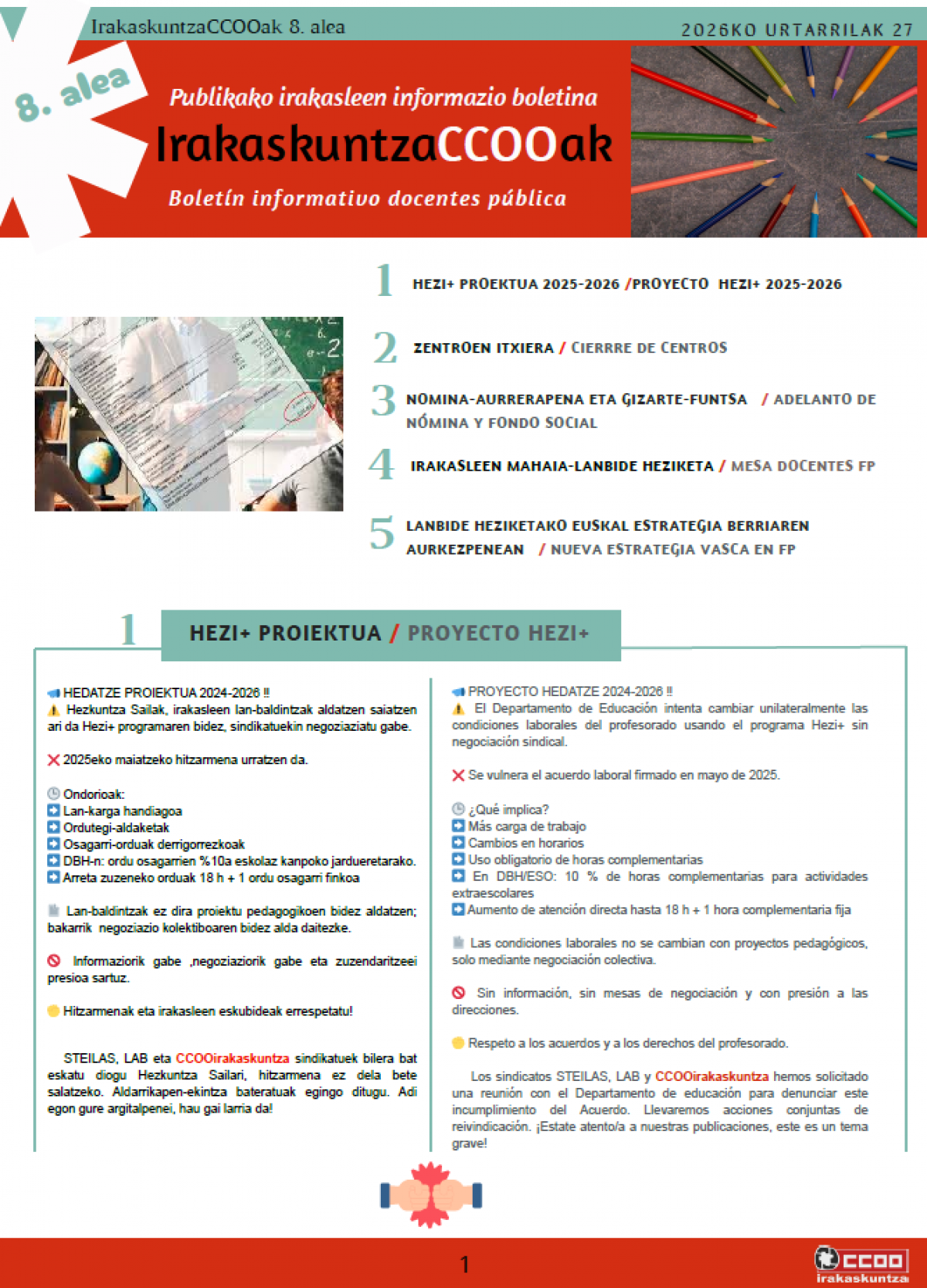 IRAKASKUNTZACCOOAK 8