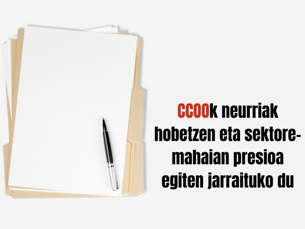 Txostena Eskola Kontseiluaren osoko bilkurari aurkeztuko zaio abenduaren 22an.